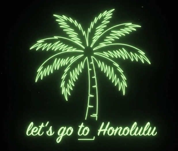Let’s go to Honolulu artwork